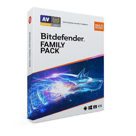 Bitdefender Family Pack – 1 Year / 15 Devices Bitdefender Family Pack – 1 Year / 15 Devices