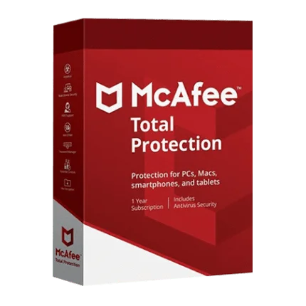 McAfee Total Protection – 1 Year / 5 Devices