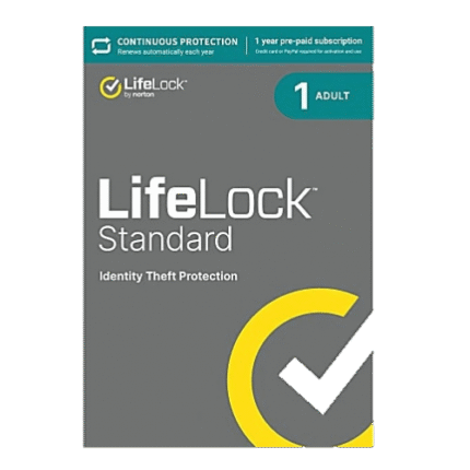 LifeLock Standard by Norton – 1 Year / 1 Adult