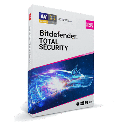 Bitdefender Total Security – 2 Years / 5 Devices